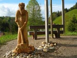 Jakob Minder Holzstatue